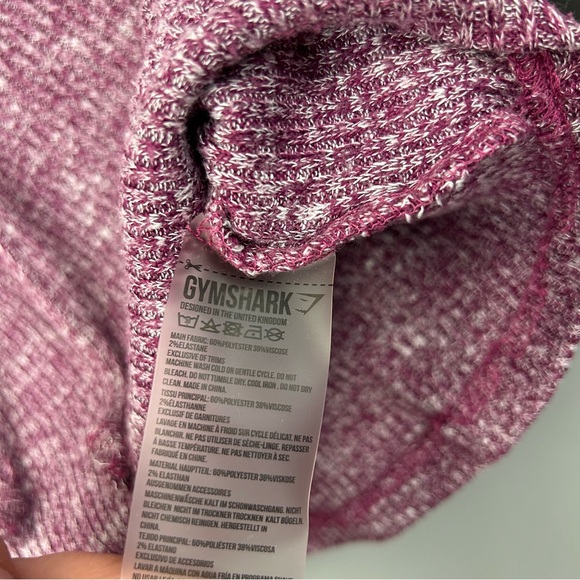 Gymshark Cropped Long Sleeve Hooded Sweater Size XS - Picture 10 of 10